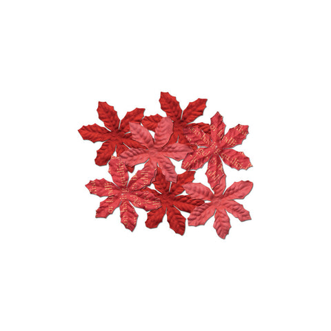 CH197 ART FLOWERS POINSETTIA, 24 PCS