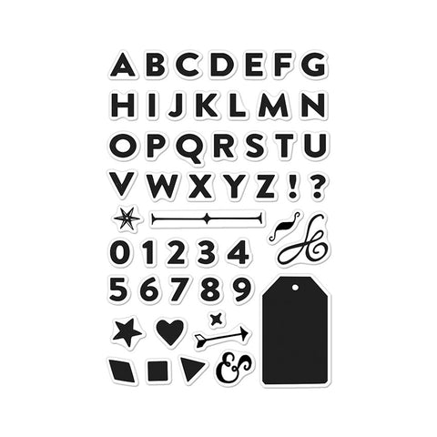 CL883 Bold Letter Set