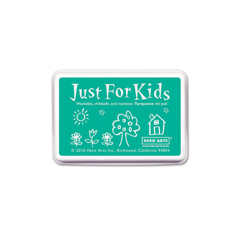 CS106 JUST FOR KIDS TURQUOISE INKPAD