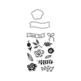 DC130 Flowers Stamp & Cut