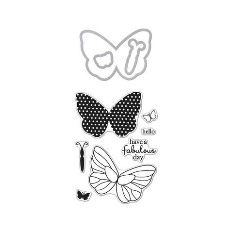 DC134 Butterflies Stamp & Cut