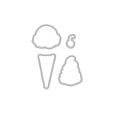 DI184 Color Layering Ice Cream Frame Cuts