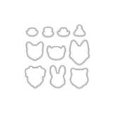 DI191 Hipster Animals Frame Cuts
