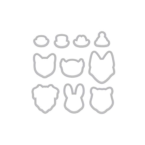 DI191 Hipster Animals Frame Cuts