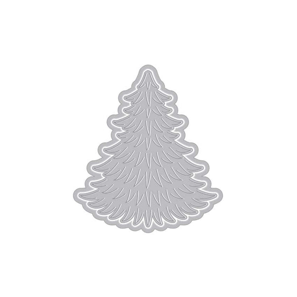 DI194 Paper Layering Pine Tree with Frame (D)