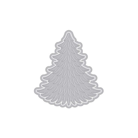 DI194 Paper Layering Pine Tree with Frame (D)