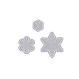 DI196 Paper Layering Snowflakes w/ Frames (D)