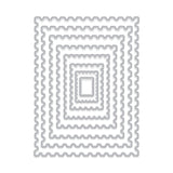 DI345 Nesting Postage Stamps Infinity Dies