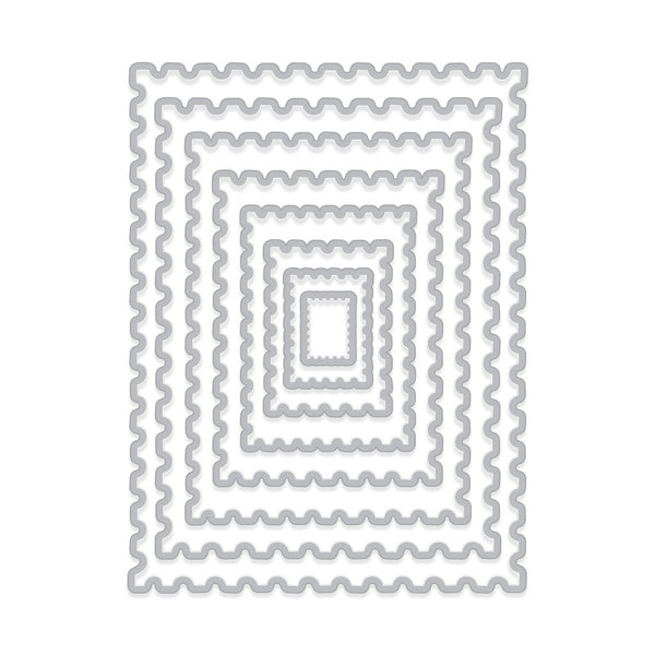 DI345 Nesting Postage Stamps Infinity Dies