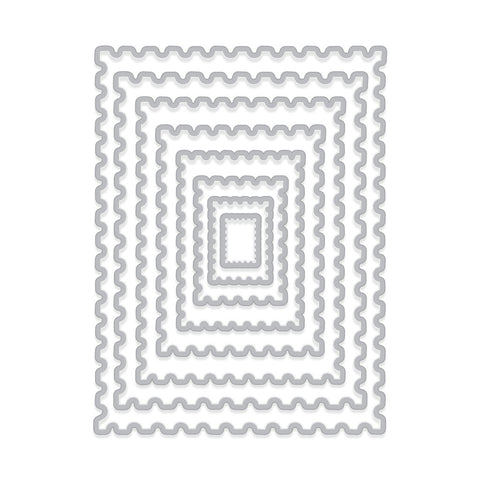 DI345 Nesting Postage Stamps Infinity Dies