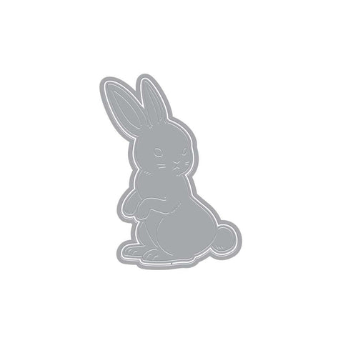 DI371 Paper Layering Rabbit with Frame (D)