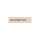 F6168 Greetings Message