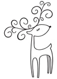 H5457 WINKING REINDEER
