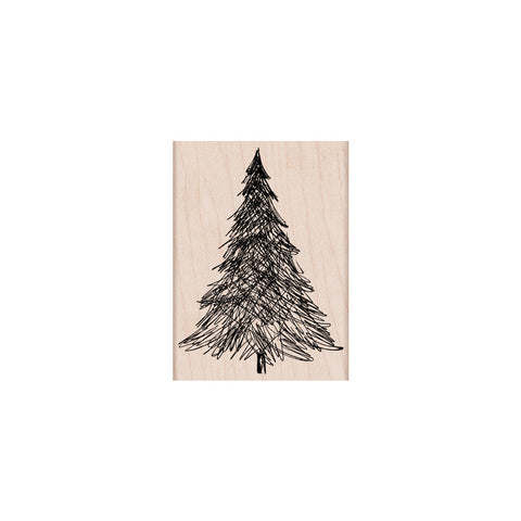 H5806 PEN & INK CHRISTMAS TREE
