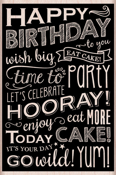 H5927 Small Birthday Blackboard