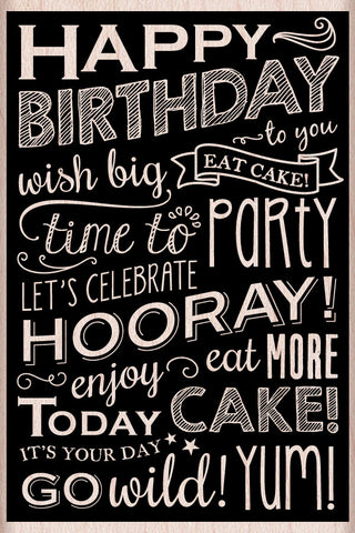 H5927 Small Birthday Blackboard