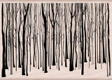 K5814 WINTER TREES PATTERN