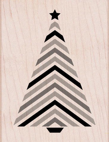 K5849 STRIPED TREE WITH STAR