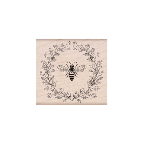 K6224 Antique Bee and Flowers
