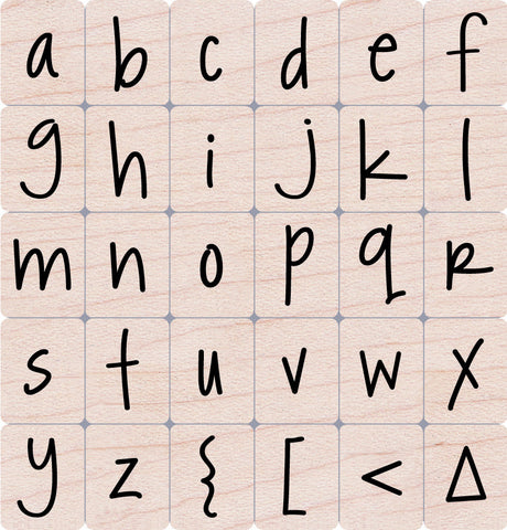 LL244 AL: HAPPY LOWER CASE ALPHABET