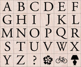 LP194 GARAMOND LETTER SET