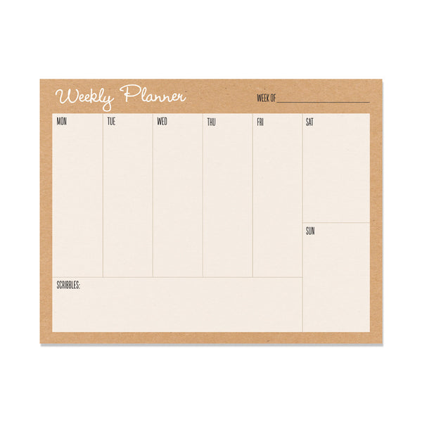 PS761 Weekly Planner Pad