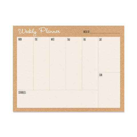 PS761 Weekly Planner Pad