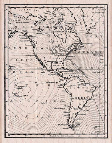 S5800 MAP OF AMERICA