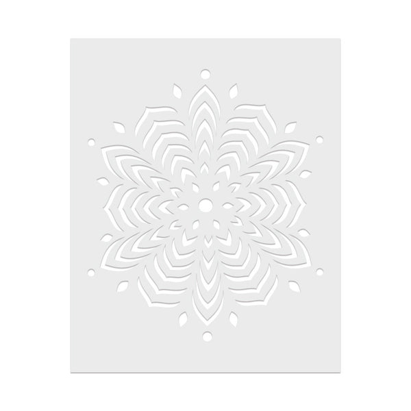 SA065 Star Snowflake Stencil