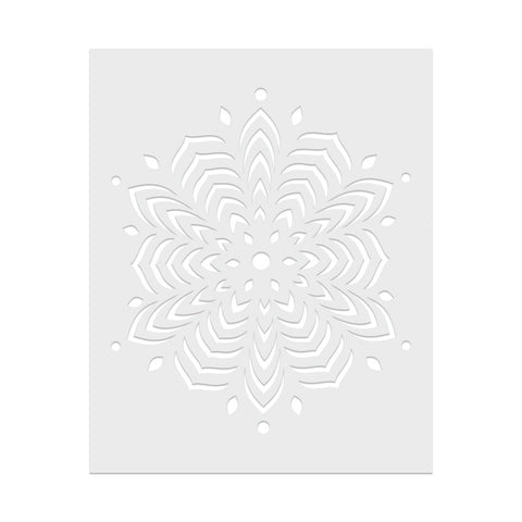 SA065 Star Snowflake Stencil