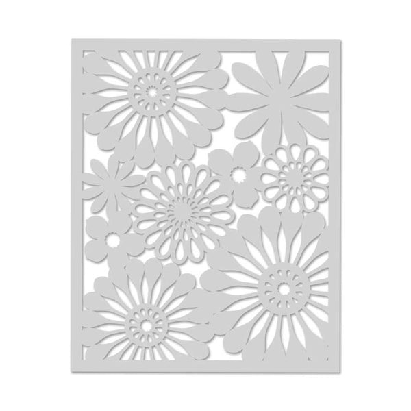 SA068 Bold Daisy Stencil