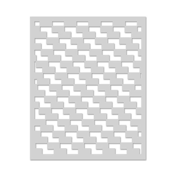 SA074 Checkerboard Stencil