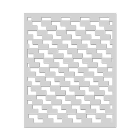 SA074 Checkerboard Stencil