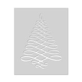 SA077 Calligraphic Tree Stencil