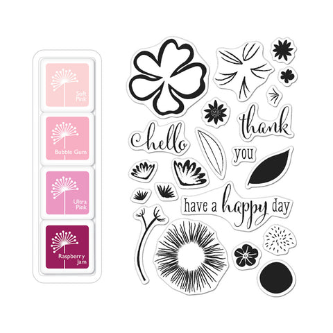 SB107 Color Layering Happy Day Flowers Bundle