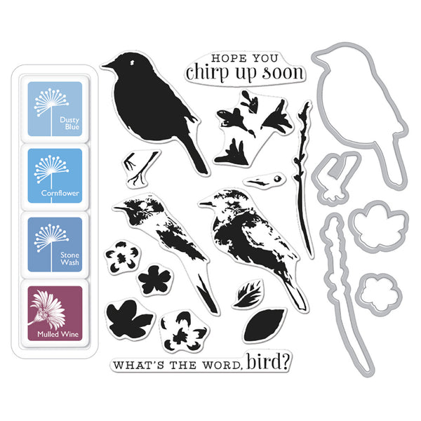 SB111 Color Layering Bird and Branch Bundle