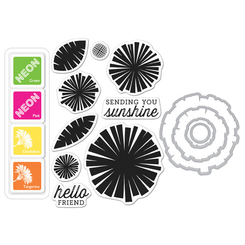 SB114 Color Layering Graphic Flowers Bundle